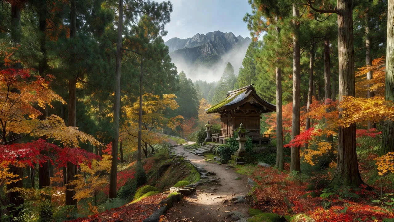 四国の山道のイメージ写真
