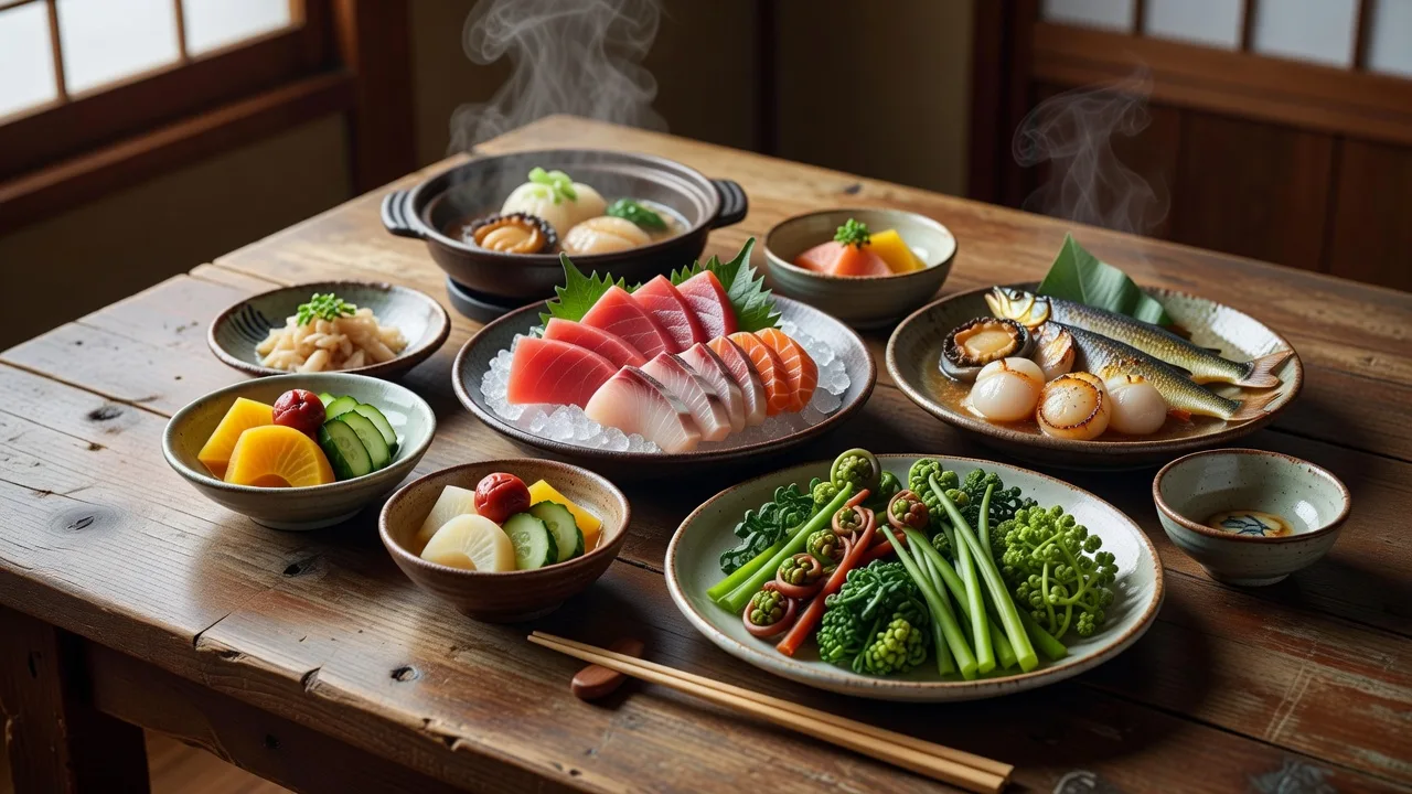 郷土料理の一皿のイメージ写真