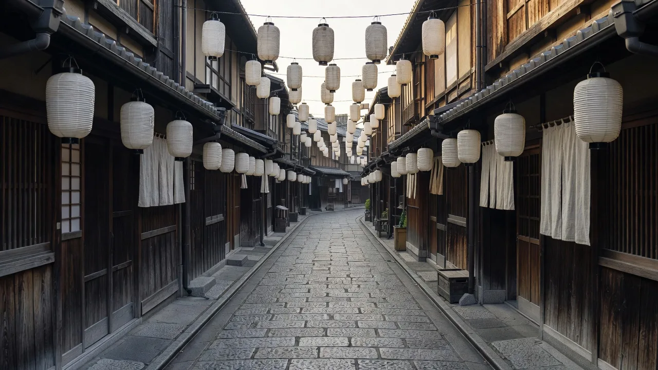 昭和レトロな商店街のイメージ写真